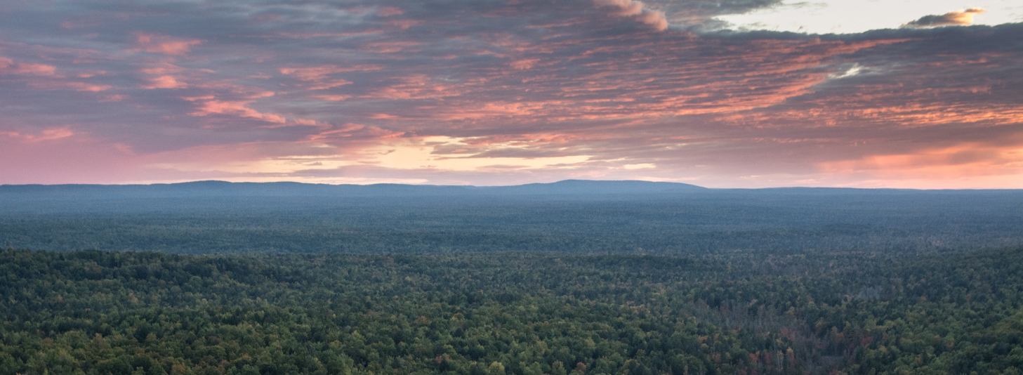 mountain at sunset