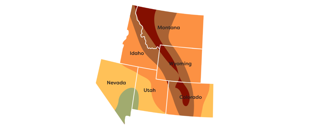 Find Fall Rocky Mountains Foliage Map