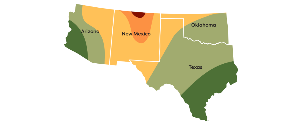 Find Fall Southwest Foliage Map