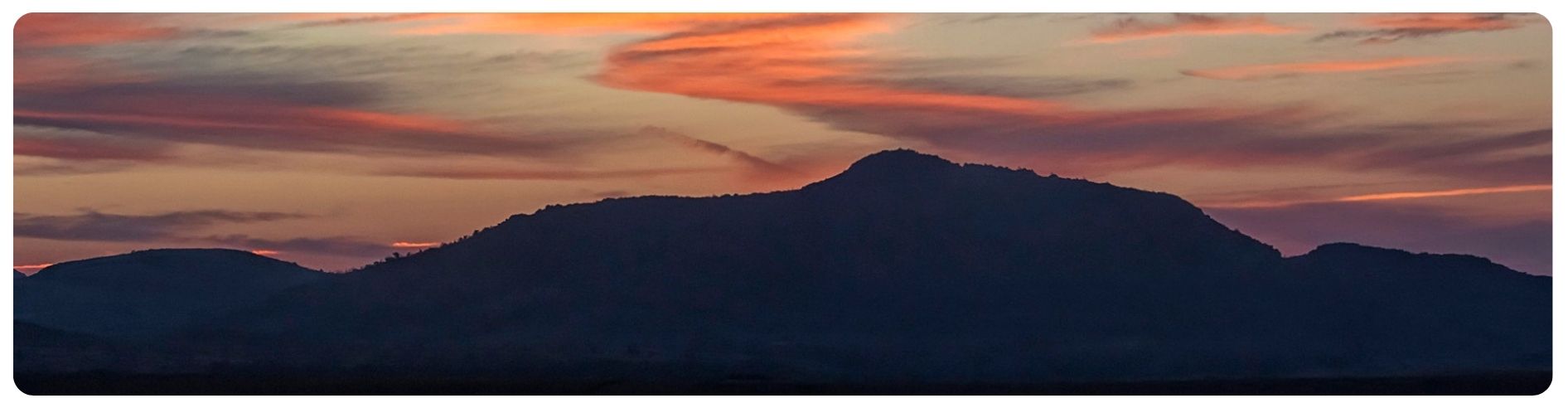 sunrise over mountain