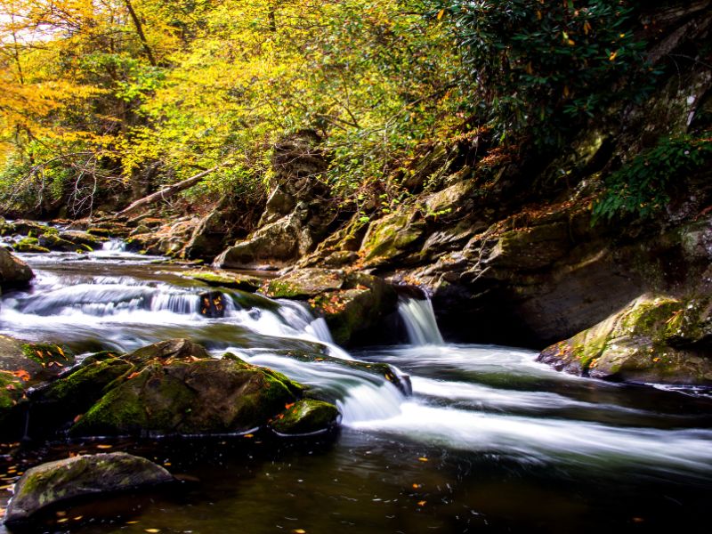 small waterfall