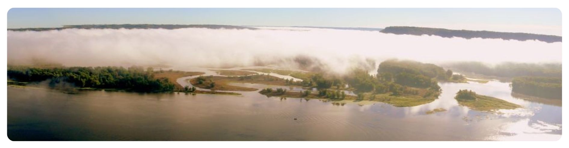 Foggy Prairie Panorama