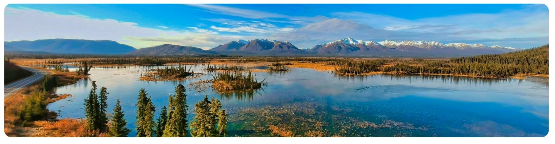 panoramic of lake