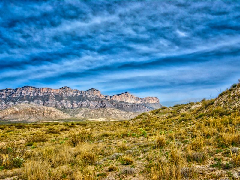 clouds over mountain