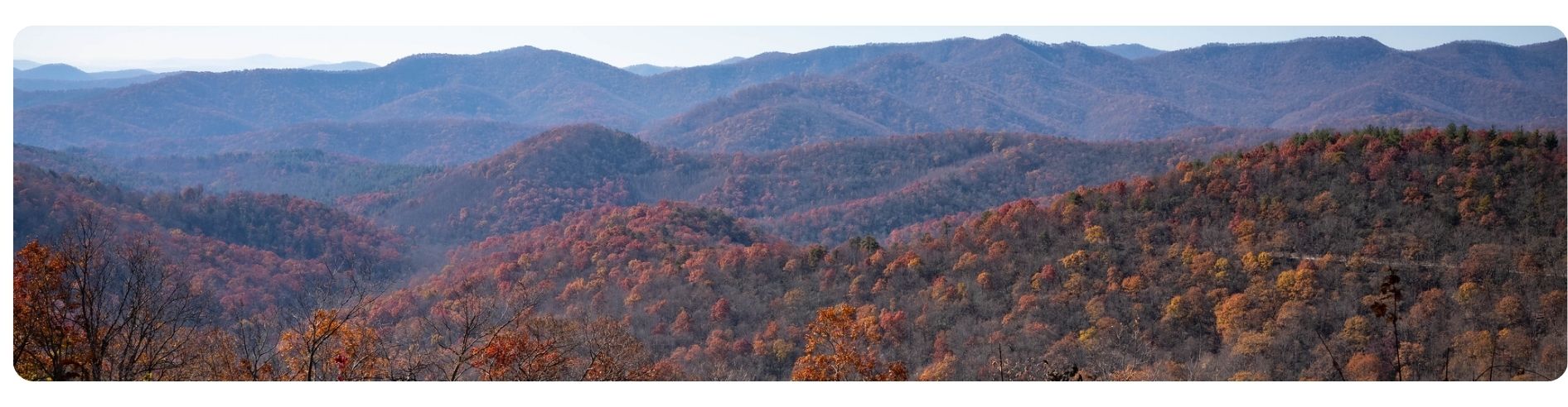 Mountains Along the Blue Ridge Parkway, North Carolina